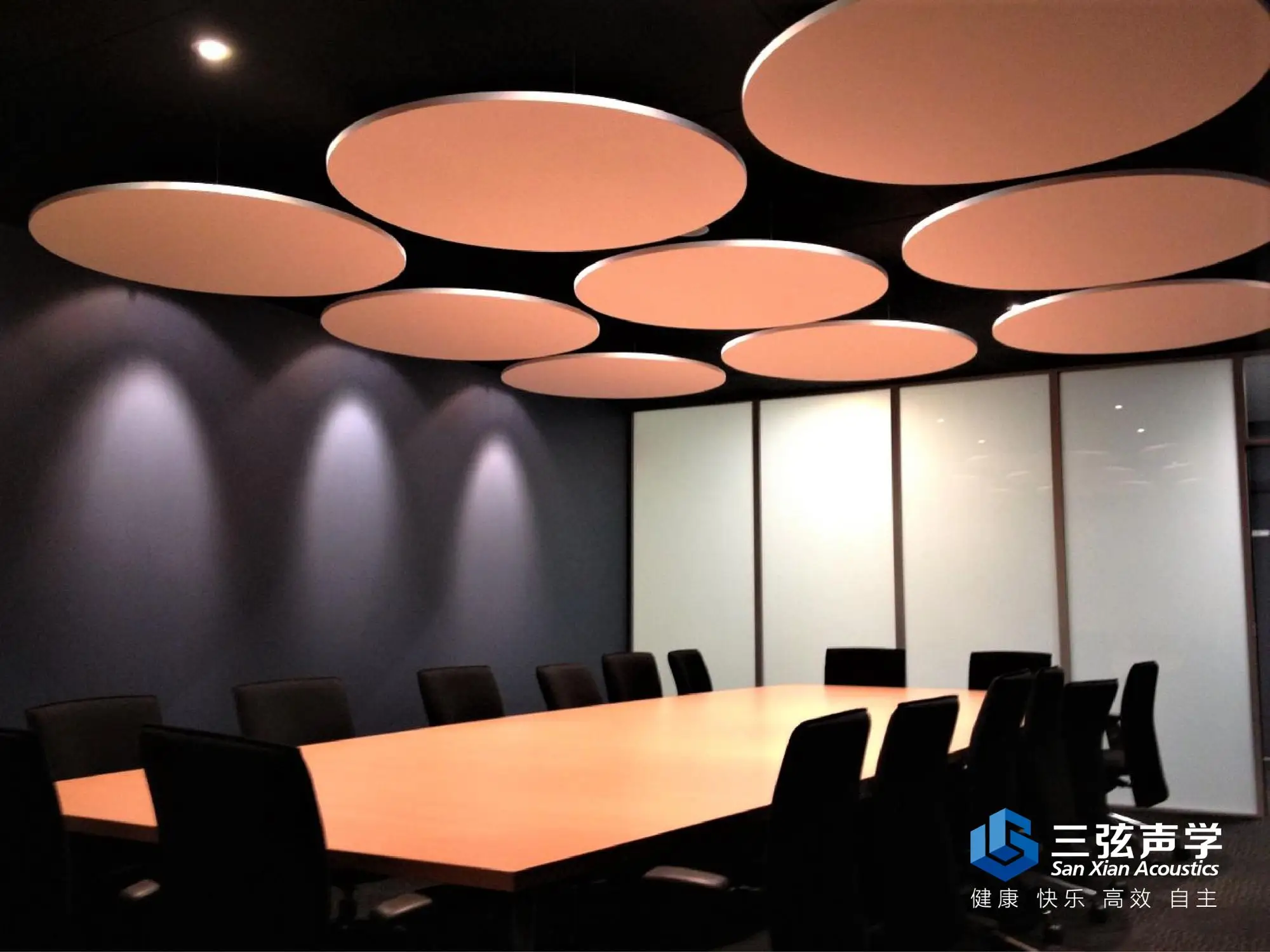
Colored Suspended Acoustic Fiber Glass Wool false ceiling sheets 