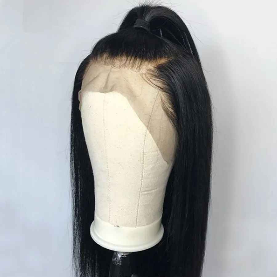 

straight With Baby hair 150% density 8inch to 24inch 13*6 Deep Part Brazilian Lace Front wig Pre Plucked