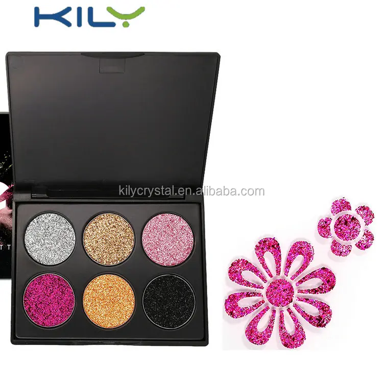 

wholesale metal face glitter stackable glitter lip eye shadow for beauty makeup, Colorful