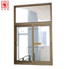 Hurricane Impact Exterior Office Modern Aluminum Double Glass Slide Door And Windows