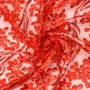 2018 New Design Women Dresses Fabrics High Quality Red Sequin fabric