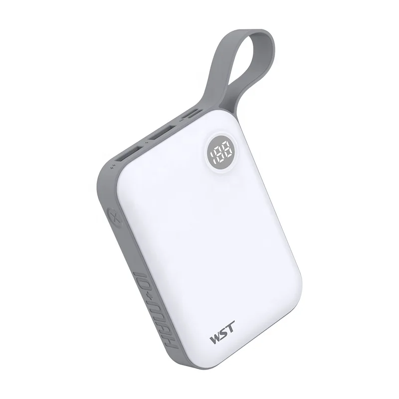 

New arrival abs + pc fire proof material rohs portable powerbank 10000mah