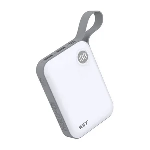 New arrival abs + pc fire proof material rohs portable powerbank 10000mah