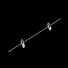 supermarket Iron wire with electroplated plastic pole Iron wire poster