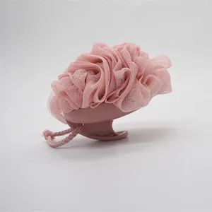 Novelty sisal nylon mesh bath sponge ball