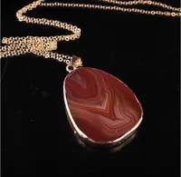 

Fashion Amethyst Pendant Crystal Women Real Natural Stone Necklace