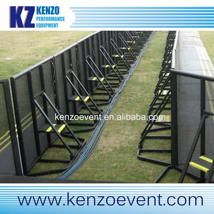 Aluminum safety folding barrier mojo barrier