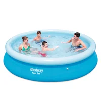 

Bestway 57273 large blue Above Ground Inflatable Ring Style swimming pool fast set