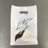 Good selling custom plastic shopping bag cheap pe die cut plastic bags carry bag