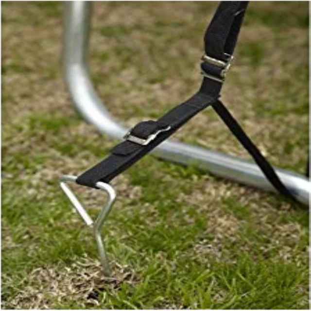 Trampoline Anchor Kit Heavy Duty Tie Down System Set Of 4 Tie