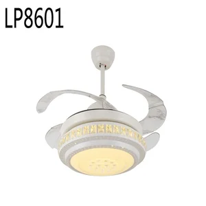 Zhongshan Led Fan Light Indoor Decorative Rechargeable Led Fancy