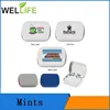Custom Mini Small Round Click Clack Food Grade Tin Can For Mint Candy