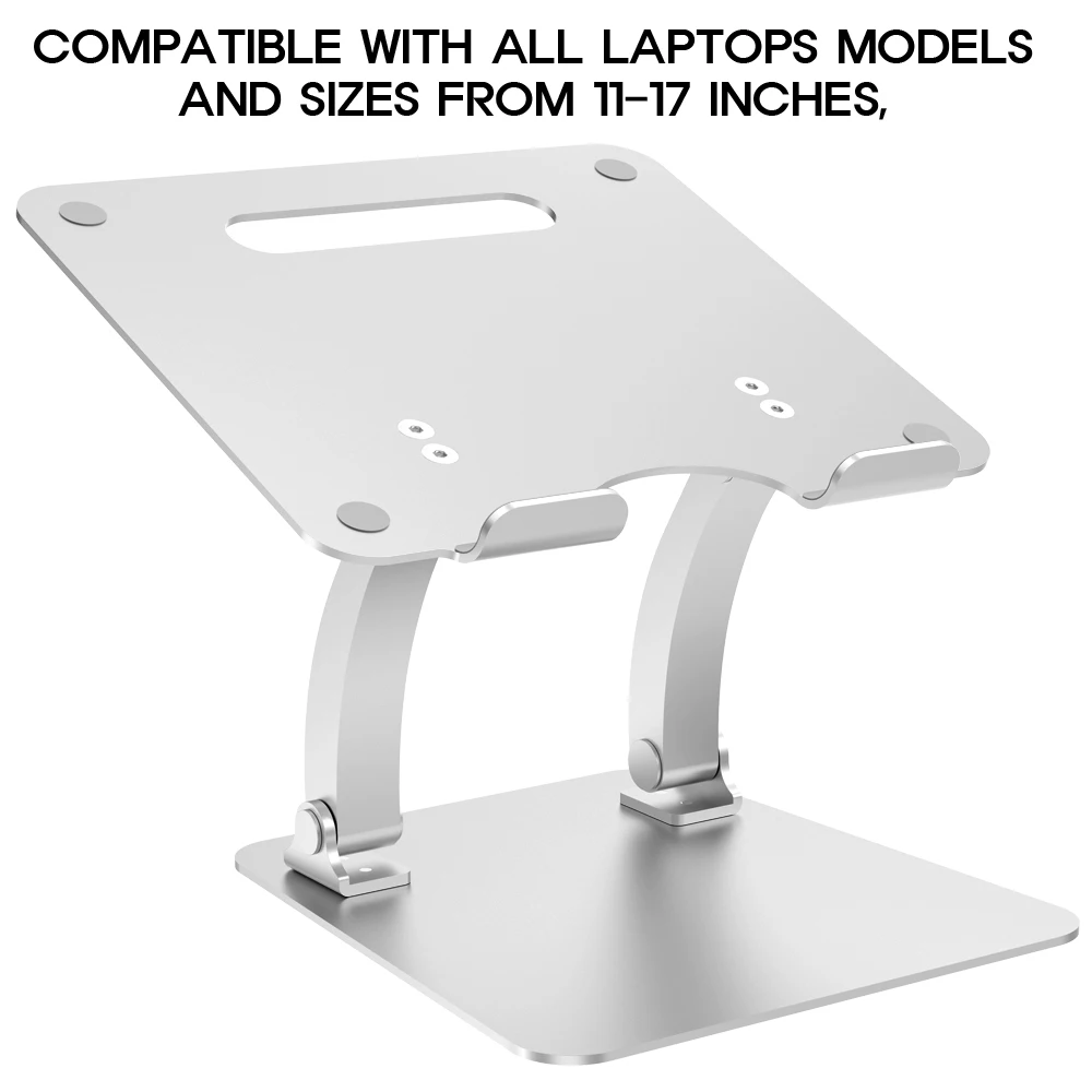 Aluminium Foldable Portable Laptop Stand Desktop Stand For 10 Inch 17