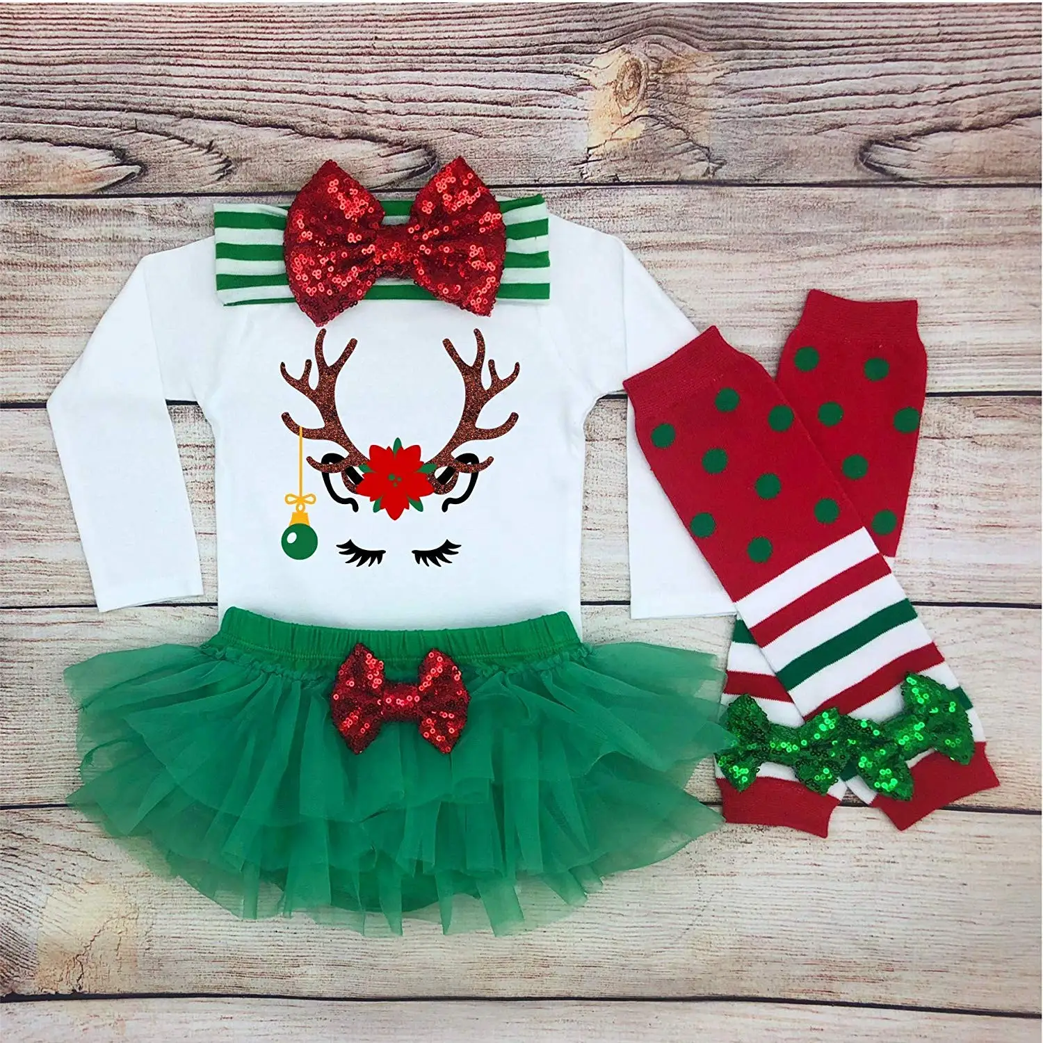 baby girl reindeer outfit