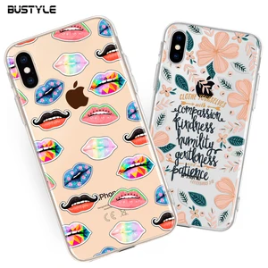 Soft TPU Back Phone Case iPhone X 7 8 Plus