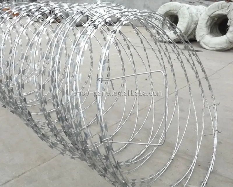 

To prevent enemies or animals from entering unnecessarily Razor Barbed Wire