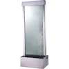 59"Garden water feature for waterfall fountains with white LED light room divider