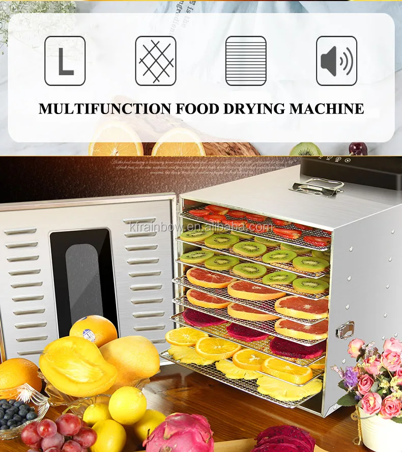 Hot SUS304 220V Price Food Dehydrator Fruit Vegetable Drying Machine -  China Dehydrator Food Dryer, Stainless Steel Dehydrator Food Dryer