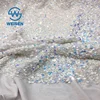 Wholesale And Special Embroidery Chiffon Copper Lace 5 Yard Velvet Sequin Fabric