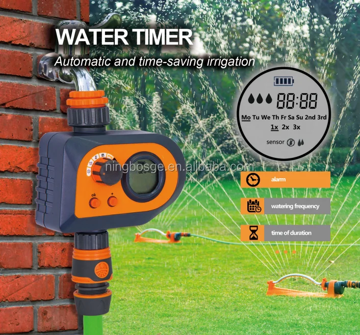 Electrical water timer, Digital garden timer,