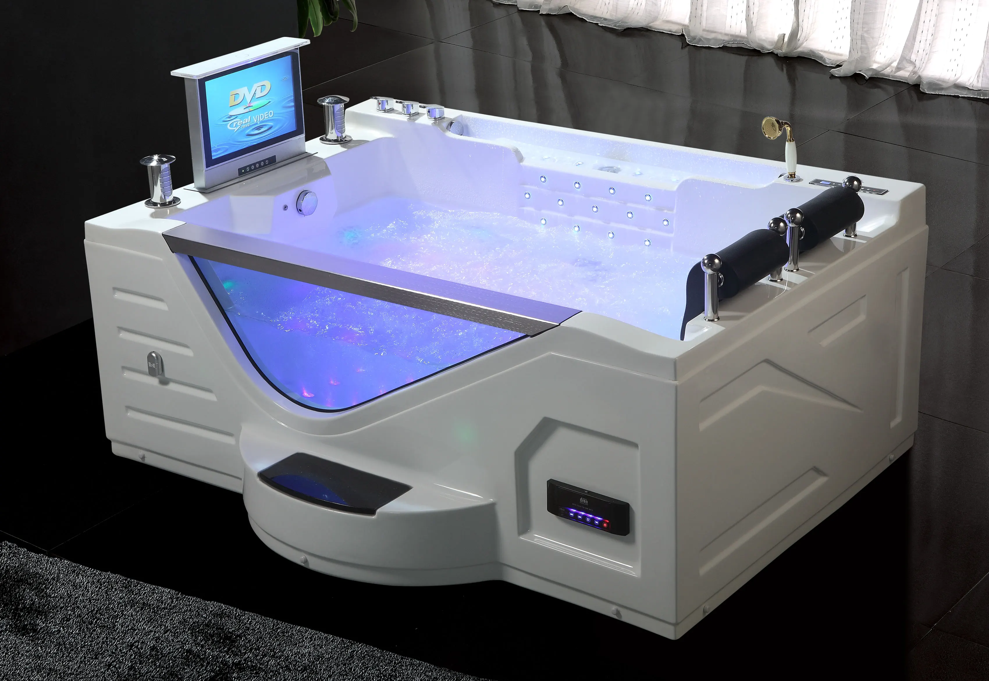 High Quality Massage Bathtub With Tv And Step Whirlpool Bathtub Buy