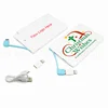 happy new year celebration low cost powerbank portable battery 2500mah with micro and mini cables custom logo