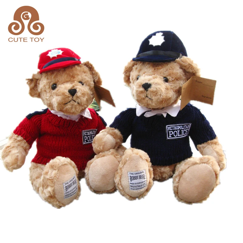 police teddy bear