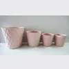High quality Ceramic plant pot circular column flower pot for livingroom sale