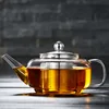 design handmade wholesale glass teapot with infuser