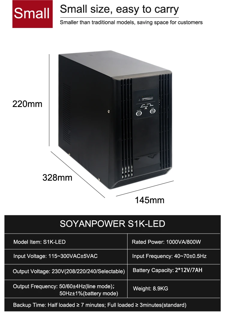 China 220v 1 Kva Ups Machine Price In Pakistan,220v Input 110v Output