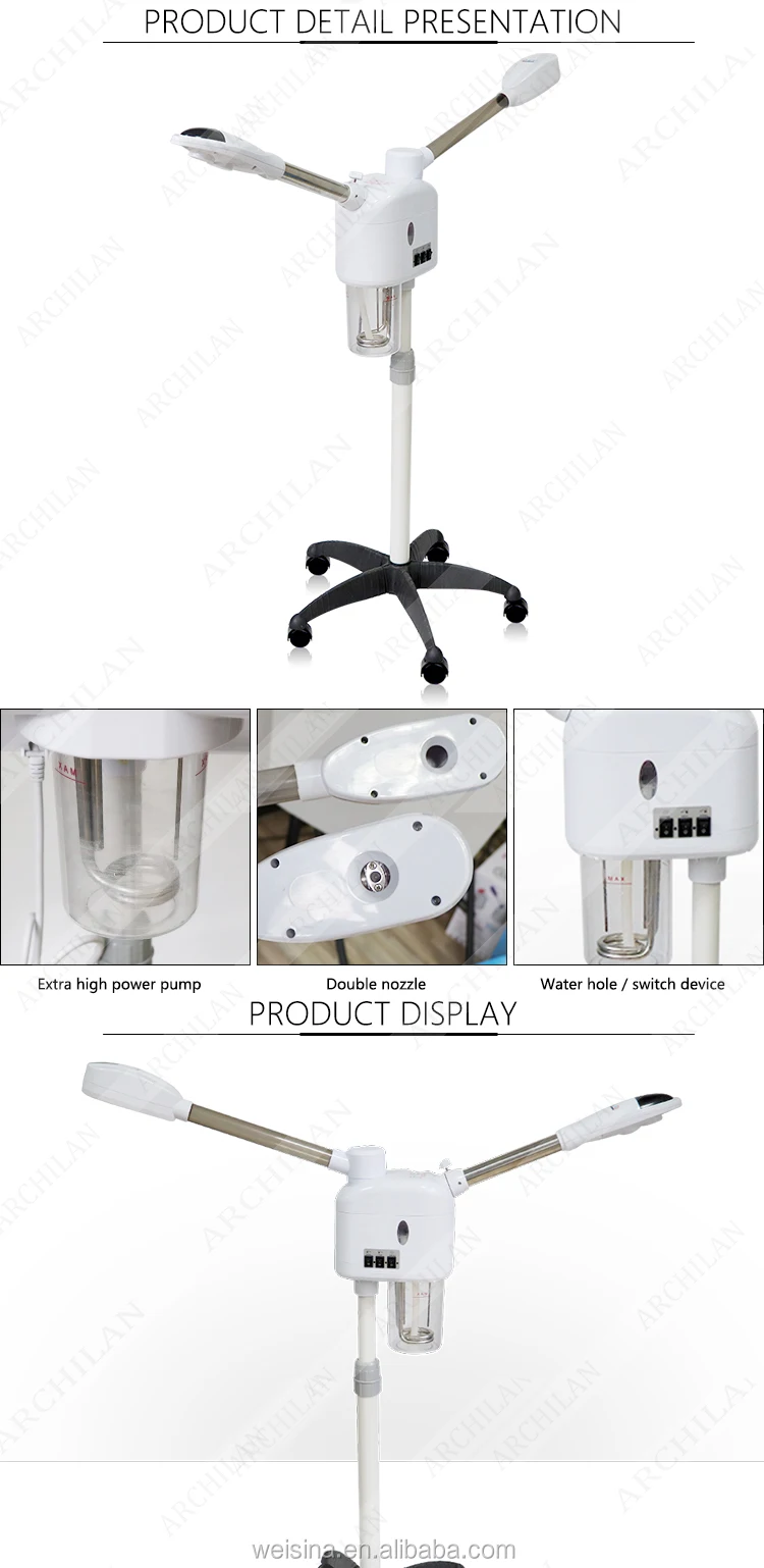 Best price hot&cold facial beauty salon vapour skin moisturizing steamer for spa