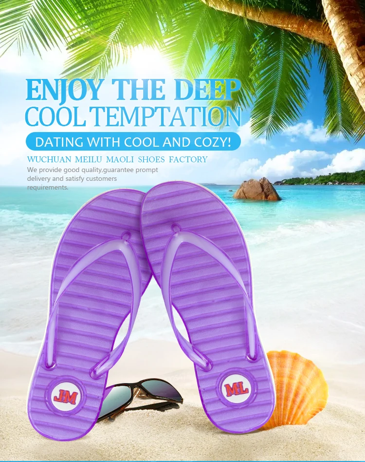 Buy Wholesale China Men Palm Tree Beach Slipper Flip Flops Sandals