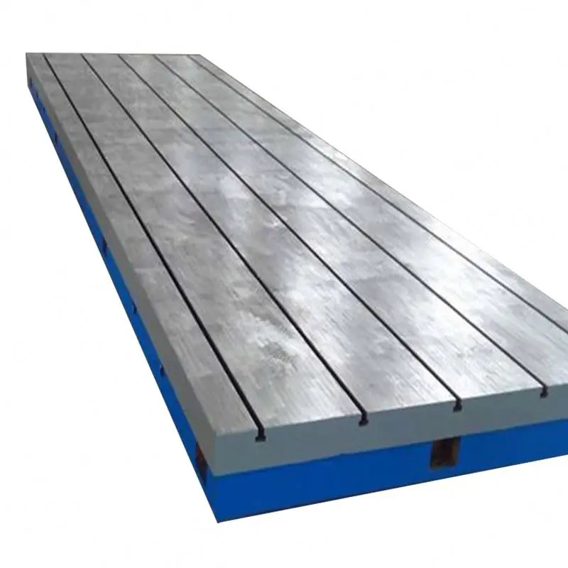 

marking out t/u/v slot cast iron surface plate, Blue
