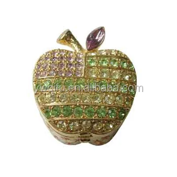 The Arts And Crafts Of Enamel Materials Trinket Box Od Apple Shape