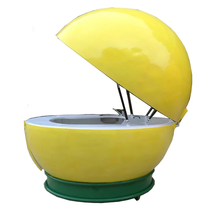 Fiberglass Lemonade Juice Bar Kiosk Mobile Outdoor Street Kiosk For