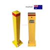 Australian type parking road barrier,parking lot barrier,parking bollard / security post / driveway bollard