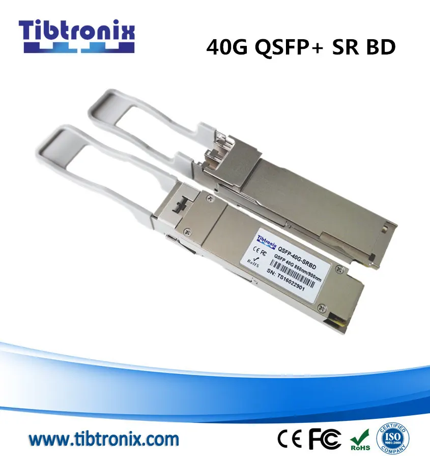 Chinese QSFP BD SR 40Gb/s 100m QSFP+ Bi-Di Duplex LC 850/900nm MMF for FTTH
