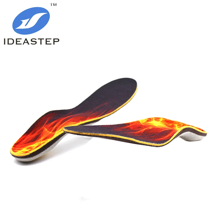 

Ideastep factory price fashion design china breathable foam heat moldable foot accommodation arch support thermoplastic insole, Orange