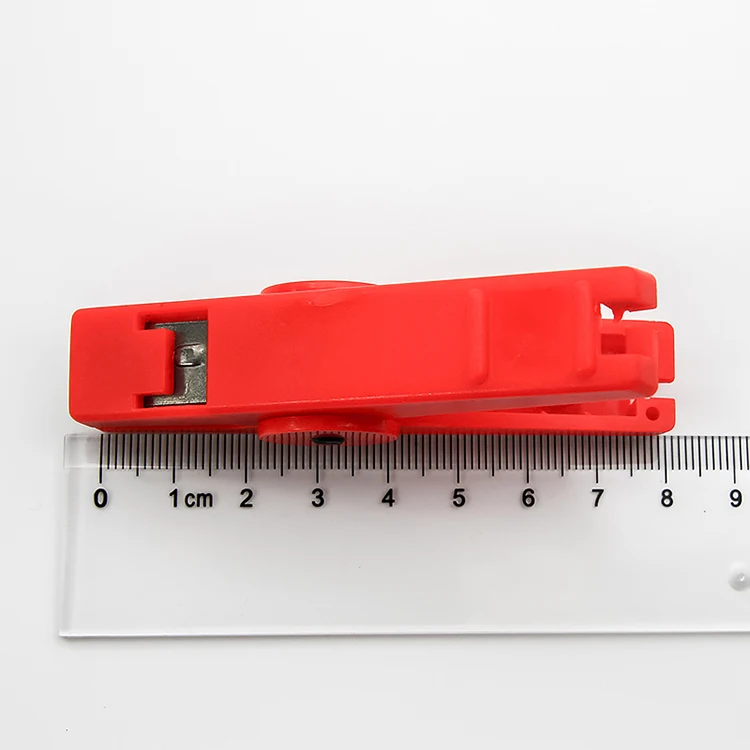 
plastic battery alligator clip with stainless steel teeth 