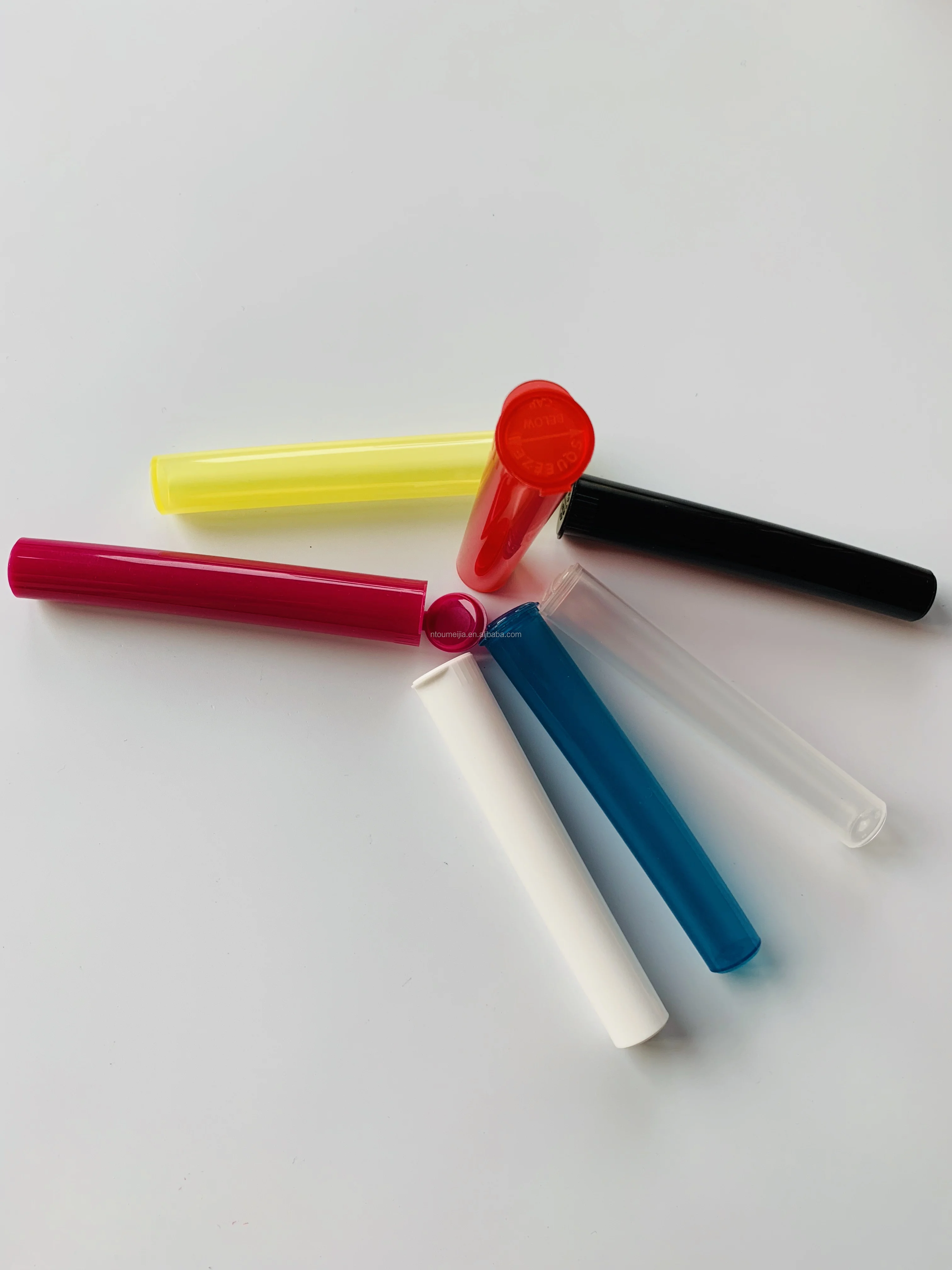 Glass Or Plastic Diiferent Color Doob Tube For Pre Roll Pack Buy Doob