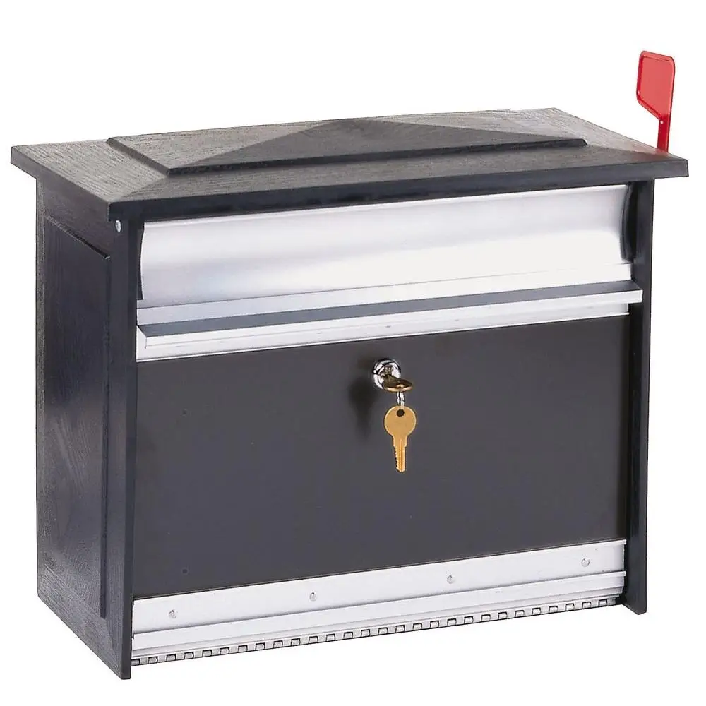 Home use stainless steel wall mounted security postbox letterbox outdoor parcel box mailbox
