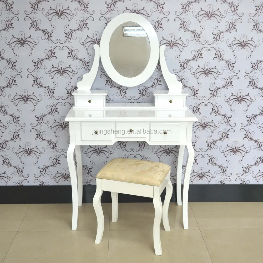 Alibaba express franse stijl slaapkamermeubilair/kaptafel met ...