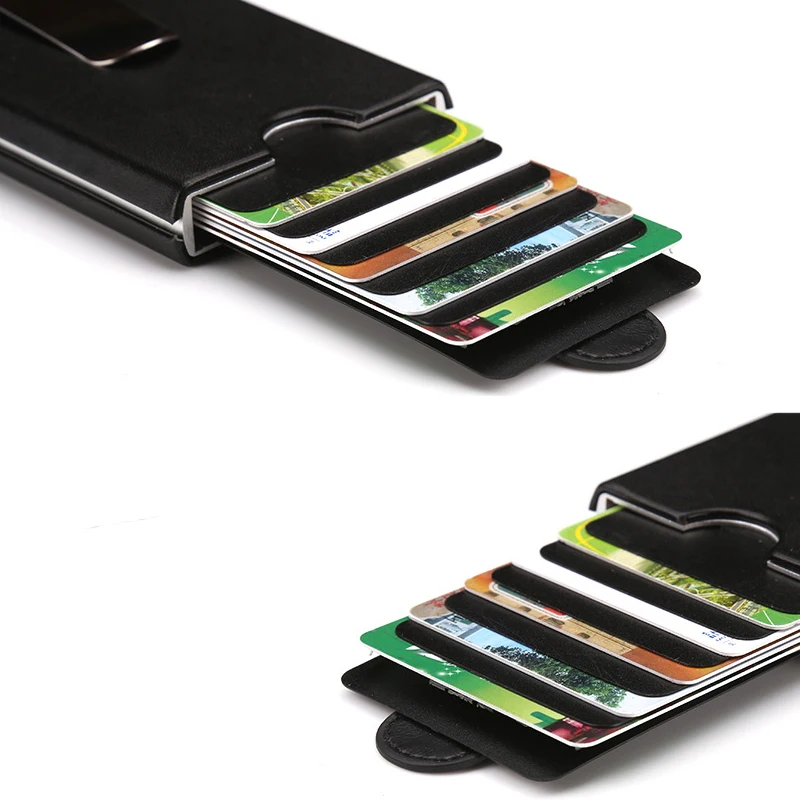 

Automatic Pop Up Credit Card Holder PU Promotional Gift