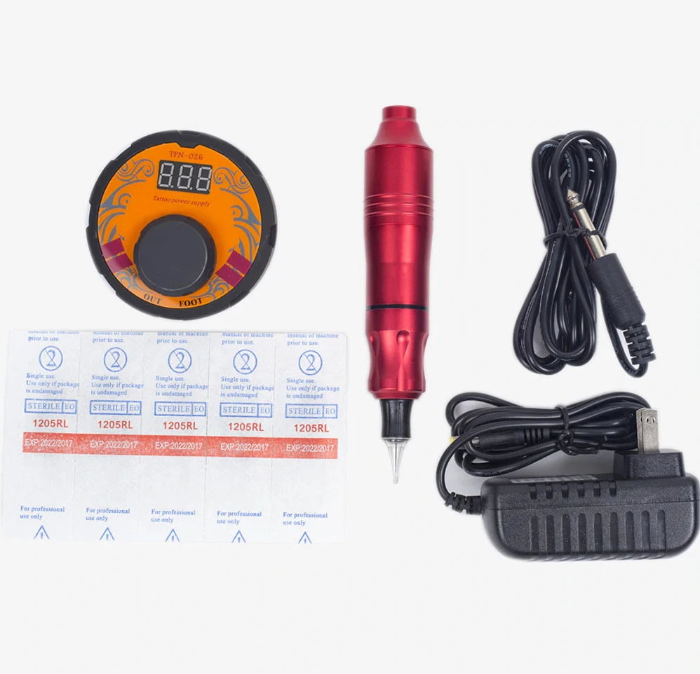 

Tattoo supplies digital tattoo machine kit for body tattooing