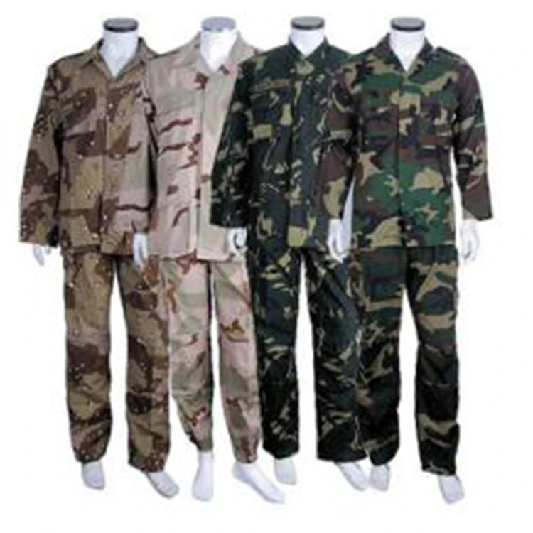 
Combat uniform camaflouge trouser and shirt 65% Polyester 35% Cotton  (60755490538)