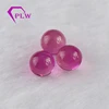 Round Ruby Bead Balls Synthetic Corundum Ruby Beads For Jewelry