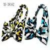 BSCI Audit Factory Leopard Print Cotton Headband Big Bow Wide Headwraps For Baby Or Kids