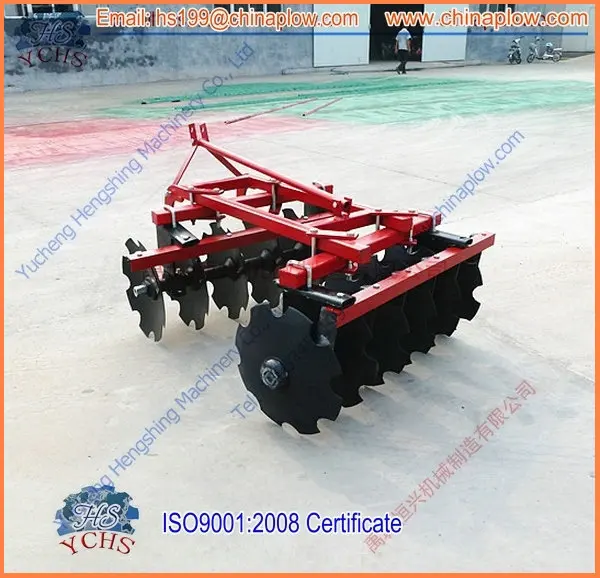 Farm disc harrow with small tractor 3-point disc harrows