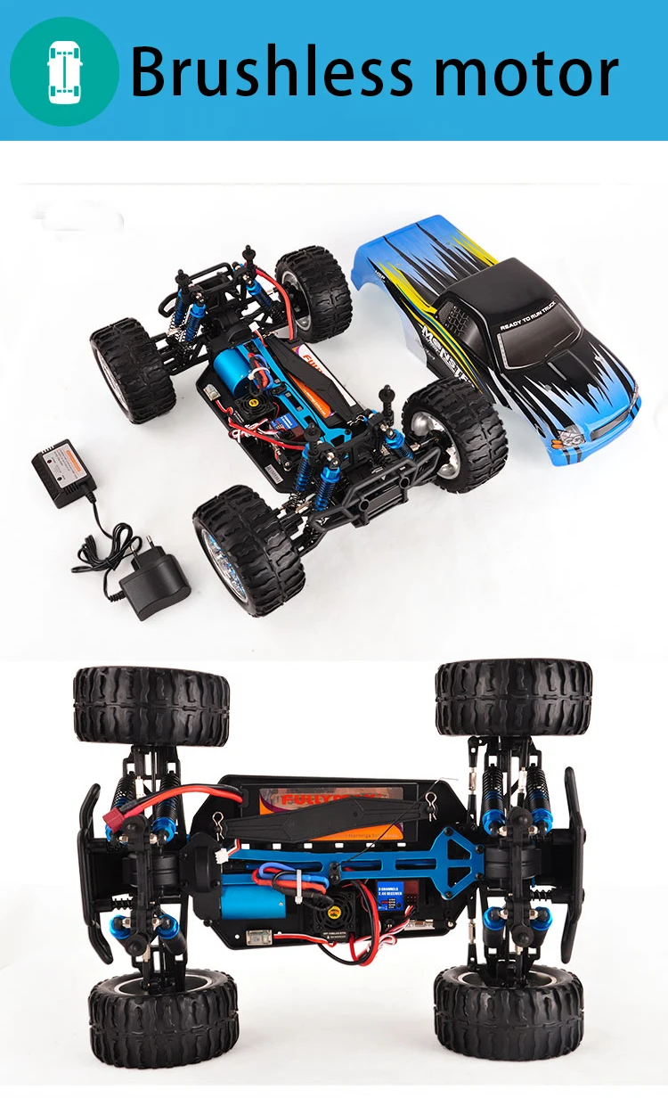 New Hsp 2.4ghz 1/10 Rc Brushless Electric Off Road Monster Truck 94111