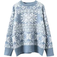 

Fine Quality Fast Ship Wholesale Crewneck Long Sleeve Jumpers Women Christmas Sweater Ugly